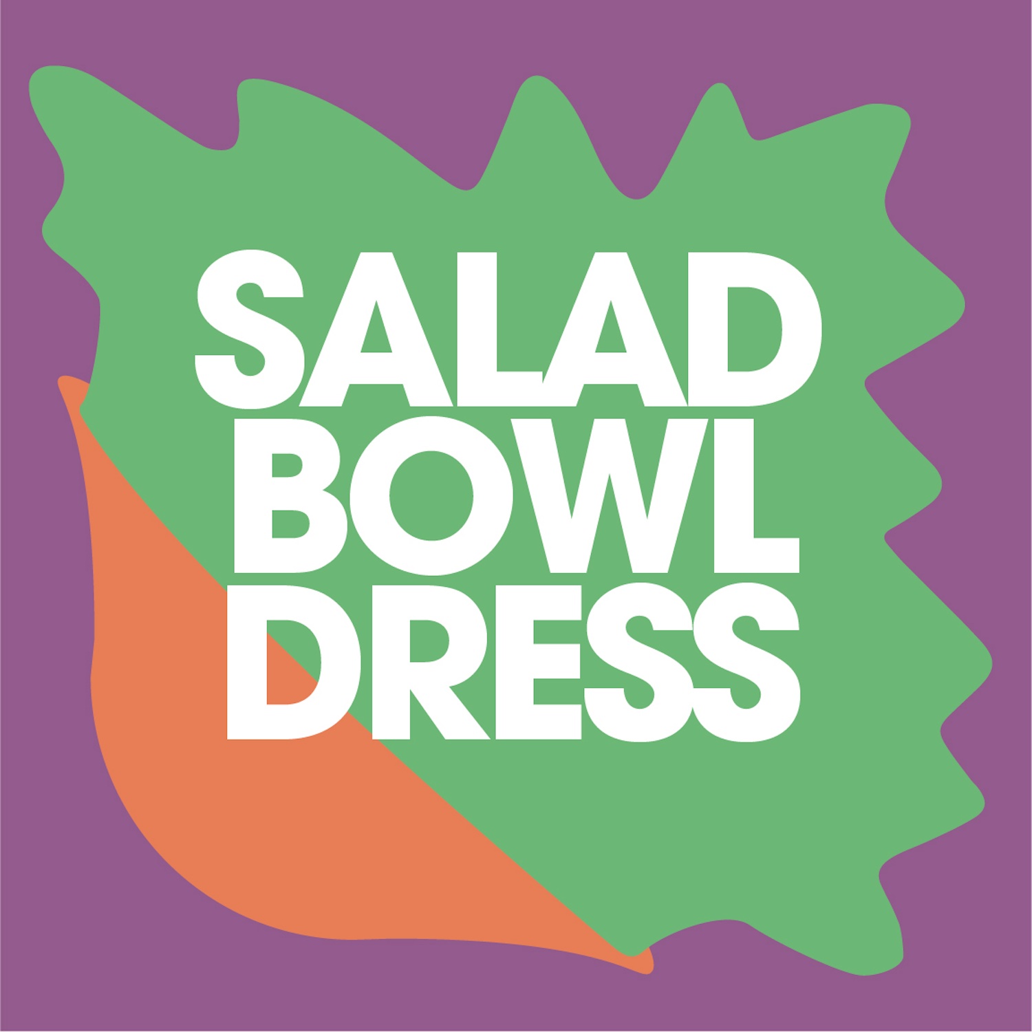New logo for Salad Bowl Dress with a leaf in a bowl .