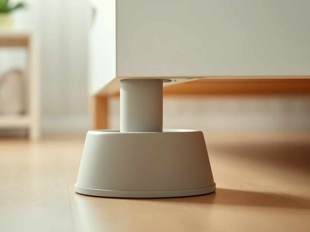 A circular under the couch riser.